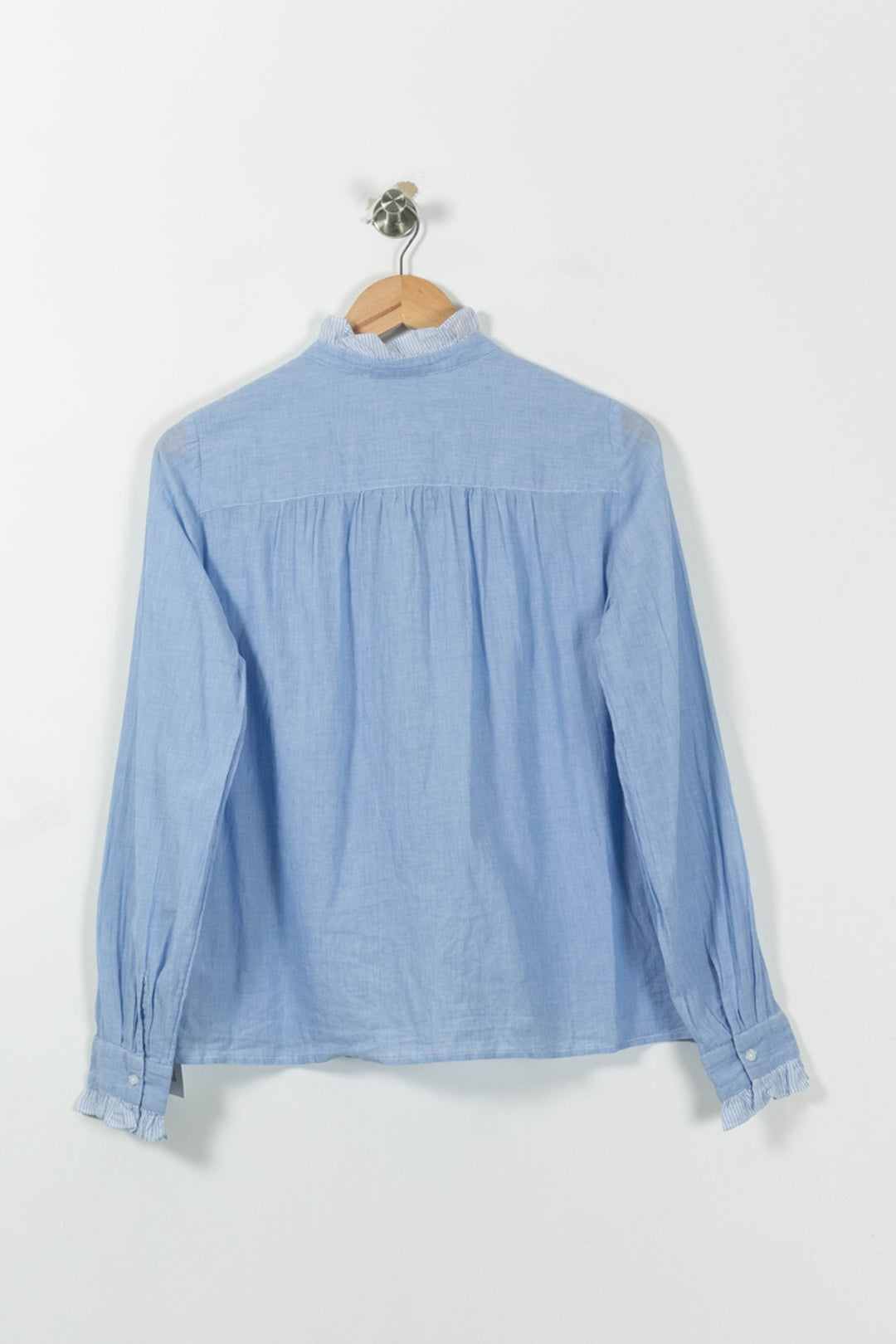Blouse Bleue - Taille S/36 de la marque ba&sh | RVLI0620 - Vendu par Paradigme - Image 4