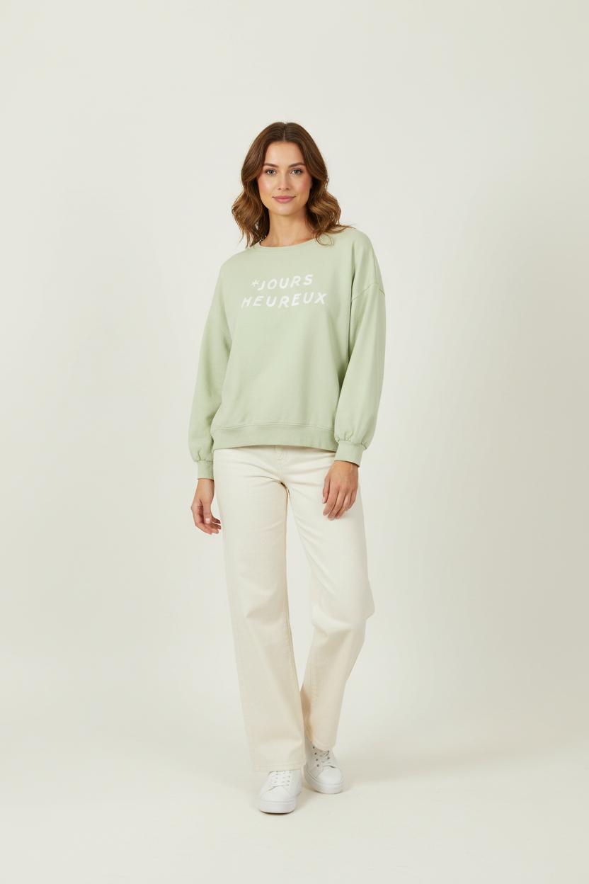 Sweat Vert - Taille S/36 de la marque Des petits hauts | RVLI0629 - Vendu par Paradigme - Image 1