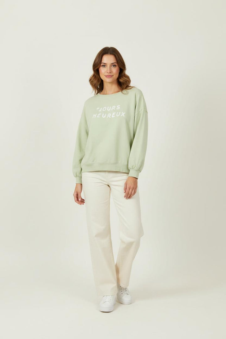 Sweat Vert - Taille S/36 de la marque Des petits hauts | RVLI0629 - Vendu par Paradigme - Image 1