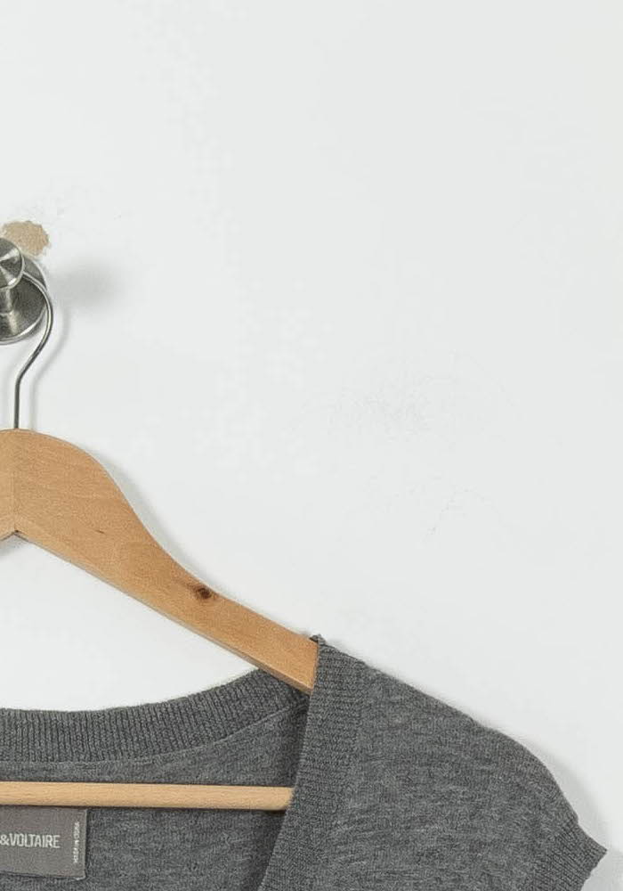 Débardeur Gris - Taille S/36 de la marque Zadig&Voltaire | RVLI0635 - Vendu par Paradigme - Image 3