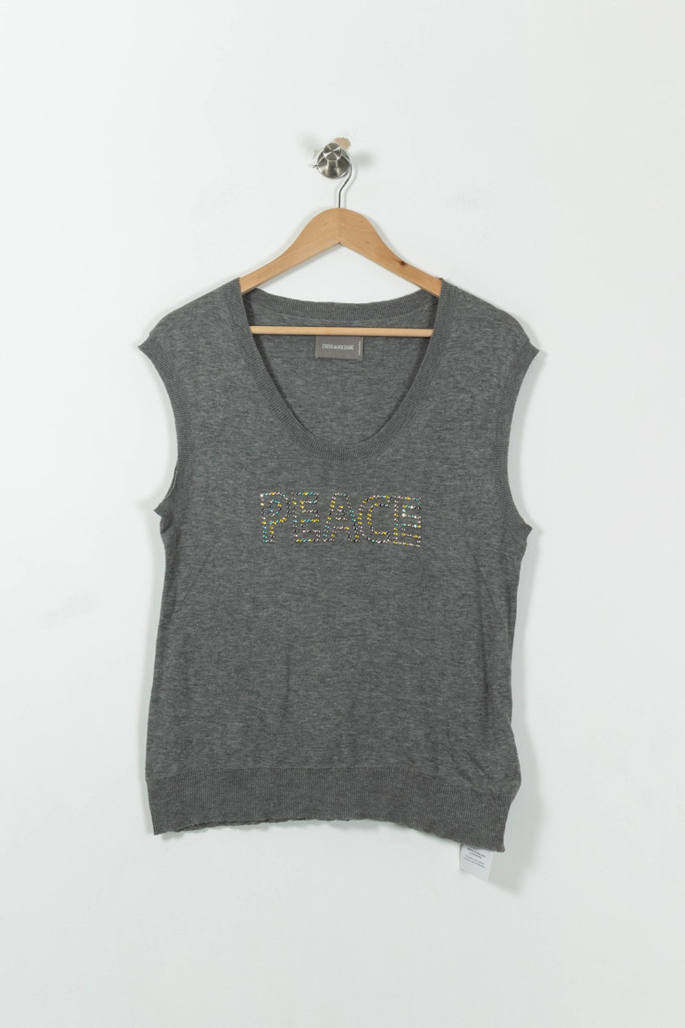 Débardeur Gris - Taille S/36 de la marque Zadig&Voltaire | RVLI0635 - Vendu par Paradigme - Image 2