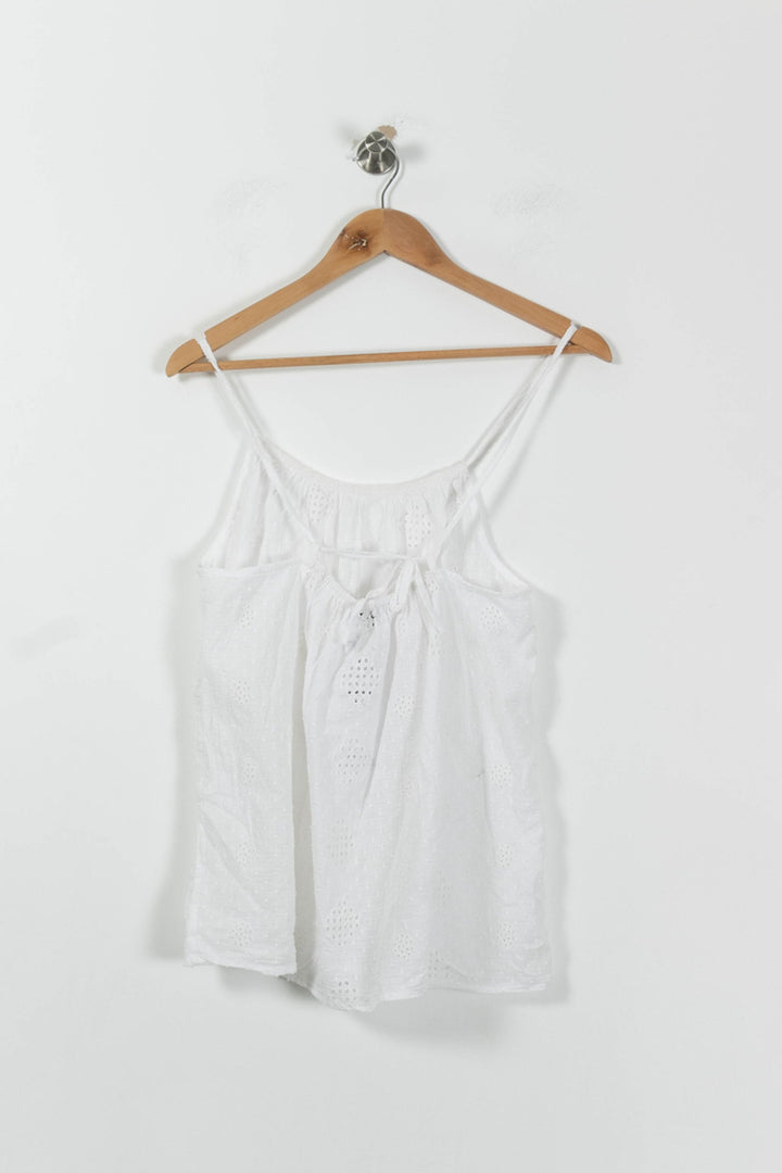 Débardeur Blanc - Taille M/38 de la marque Galeries Lafayette | RVLI0662 - Vendu par Paradigme - Image 4