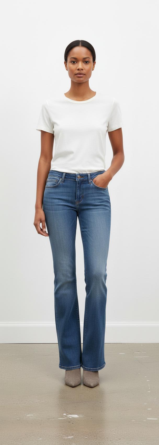 Jean Flare Bleu - Taille S/36