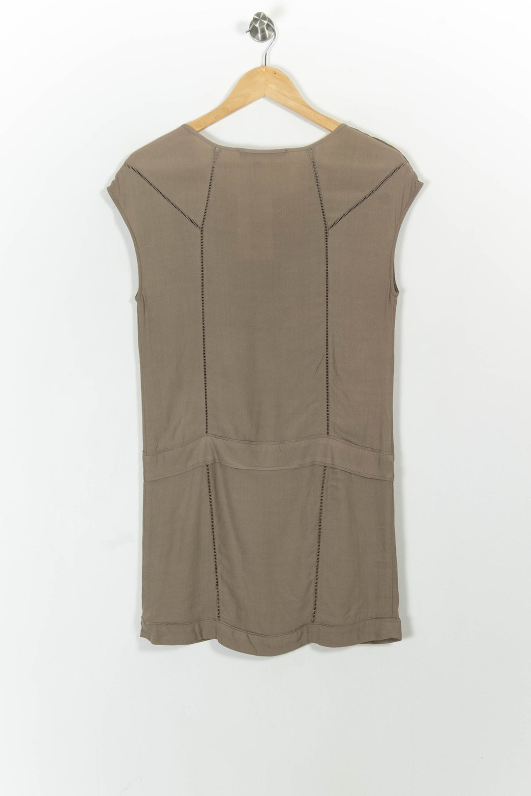 Robe Droite Taupe - Taille S/36 de la marque Comptoir des Cotonniers | RVLI0779 - Vendu par Paradigme - Image 4