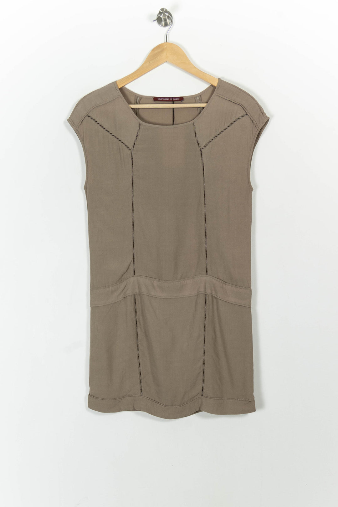 Robe Droite Taupe - Taille S/36 de la marque Comptoir des Cotonniers | RVLI0779 - Vendu par Paradigme - Image 2