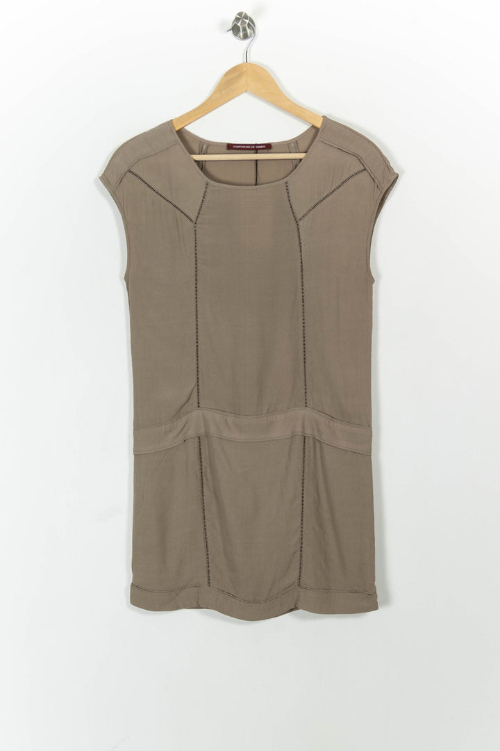 Robe Droite Taupe - Taille S/36 de la marque Comptoir des Cotonniers | RVLI0779 - Vendu par Paradigme - Image 2