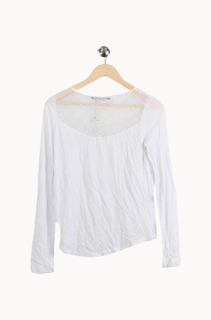 Blouse Blanche - Taille S/36 de la marque Comptoir des Cotonniers | RVLI0799 - Vendu par Paradigme - Image 4