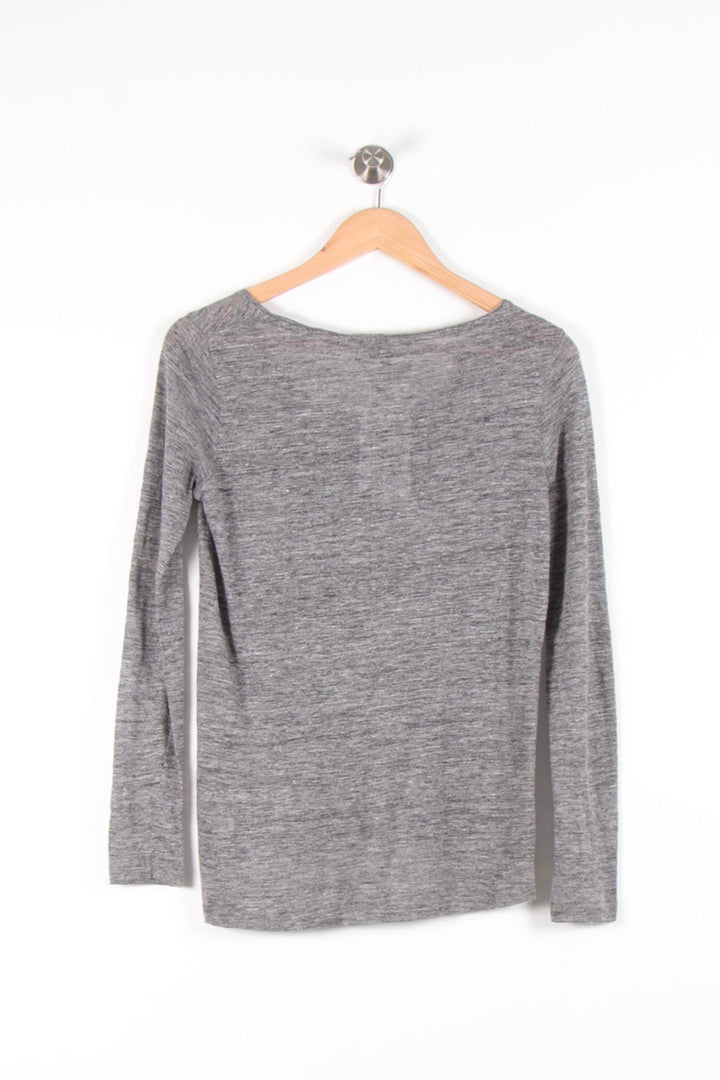 T-shirt Manches Longues Gris - Taille S/36 de la marque Caroll | RVLI0805 - Vendu par Paradigme - Image 4