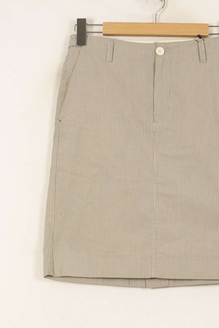 Jupe Courte Blanche et Beige - Taille T.U. de la marque Ines de la Fressange Paris | RVLI0814 - Vendu par Paradigme - Image 3