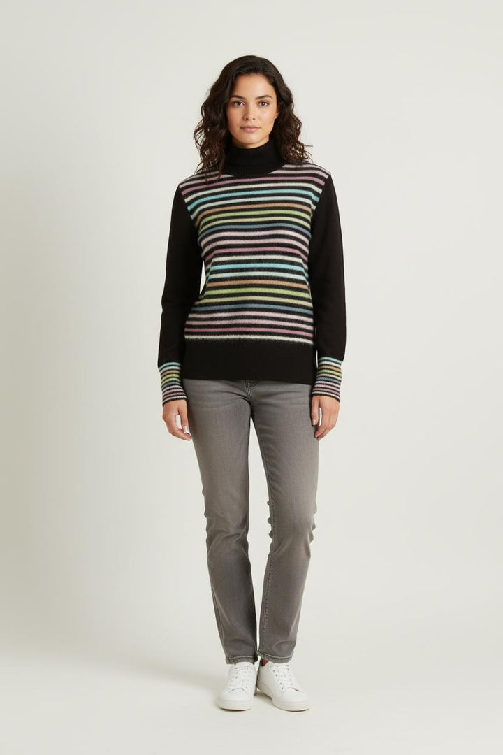 Pull Rayé Multicolore - Taille XL/42 de la marque Gerard Darel | RVLI0825 - Vendu par Paradigme - Image 1