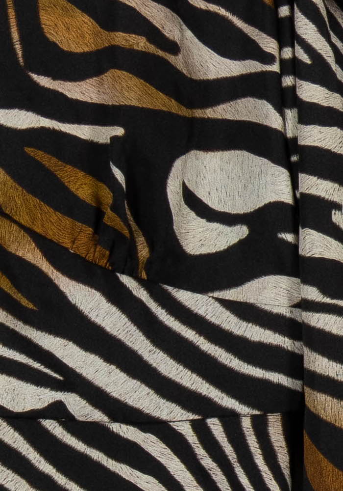 Robe Courte Noire et Marron - Taille S/36 de la marque Tara Jarmon | RVLI0905 - Vendu par Paradigme - Image 3