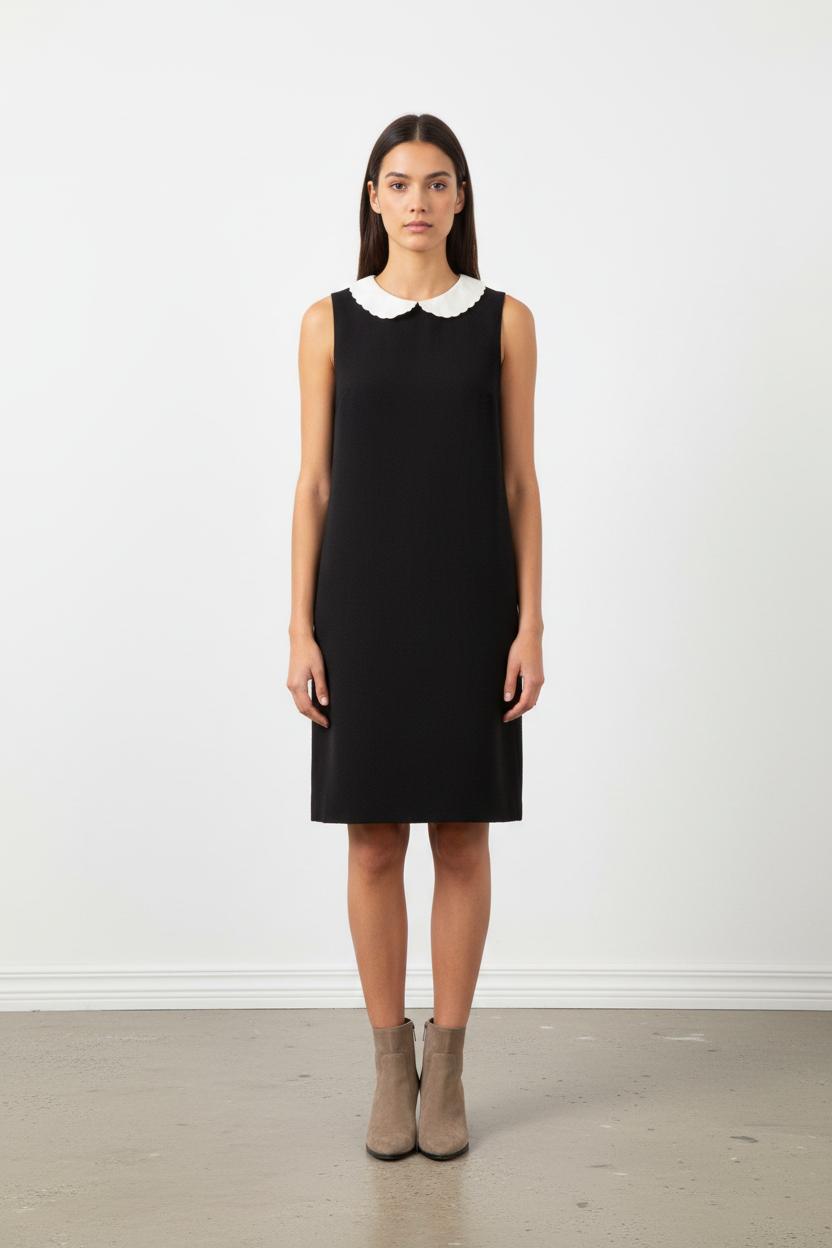 Robe Courte Noire et Blanche - Taille S/36
