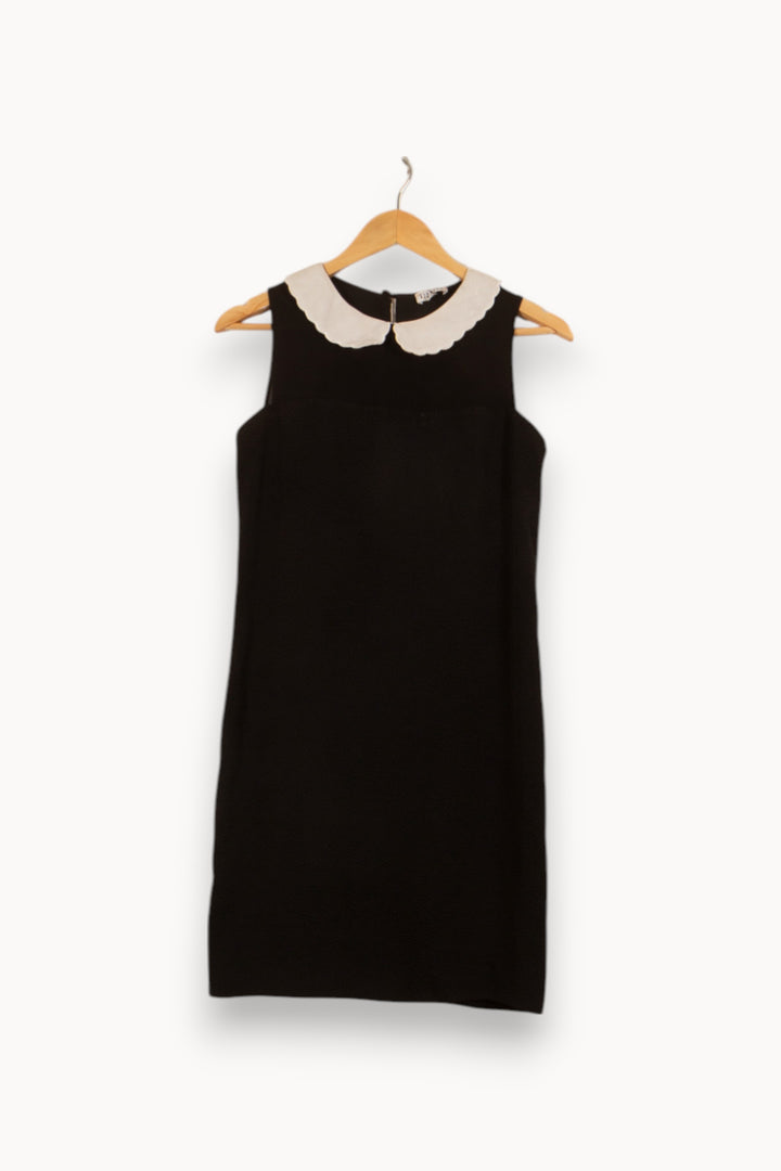 Robe Courte Noire et Blanche - Taille S/36 de la marque Claudie Pierlot | RVLI0941 - Vendu par Paradigme - Image 2