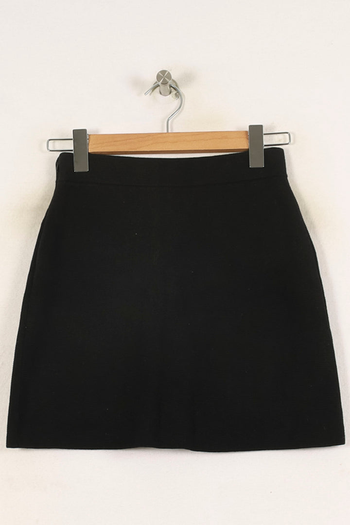Jupe Courte Noire et Blanche - Taille S/36 de la marque Maje | RVLI0944 - Vendu par Paradigme - Image 4
