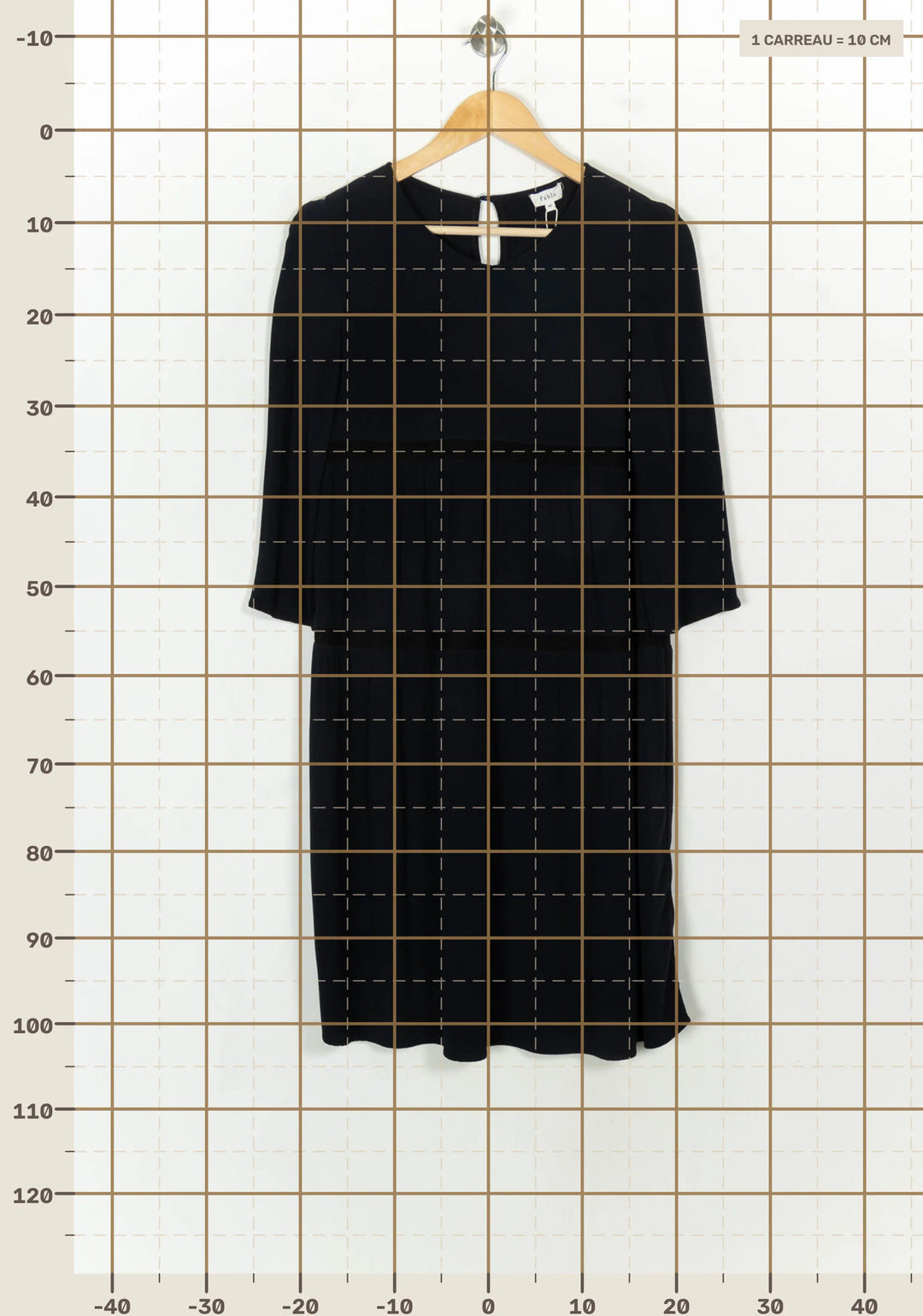 Robe Midi Bleue - Taille L/40 de la marque Pablo | RVLI0952 - Vendu par Paradigme - Image 4