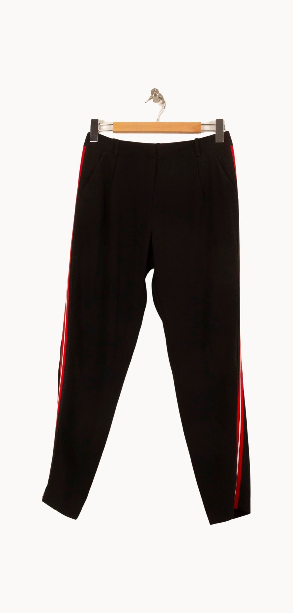 Pantalon Noir et Rouge - Taille M/38 de la marque Claudie Pierlot | RVLI0967 - Vendu par Paradigme - Image 2