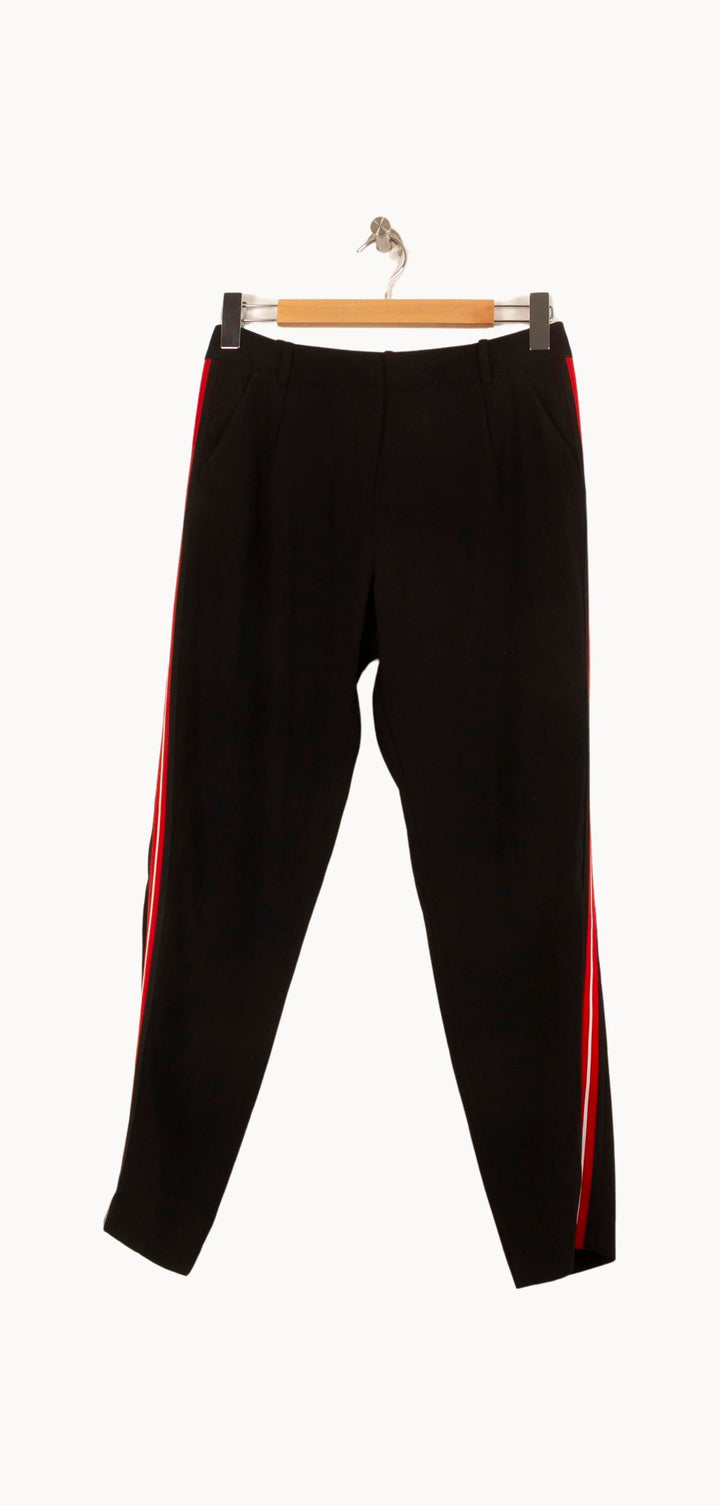 Pantalon Noir et Rouge - Taille M/38 de la marque Claudie Pierlot | RVLI0967 - Vendu par Paradigme - Image 2