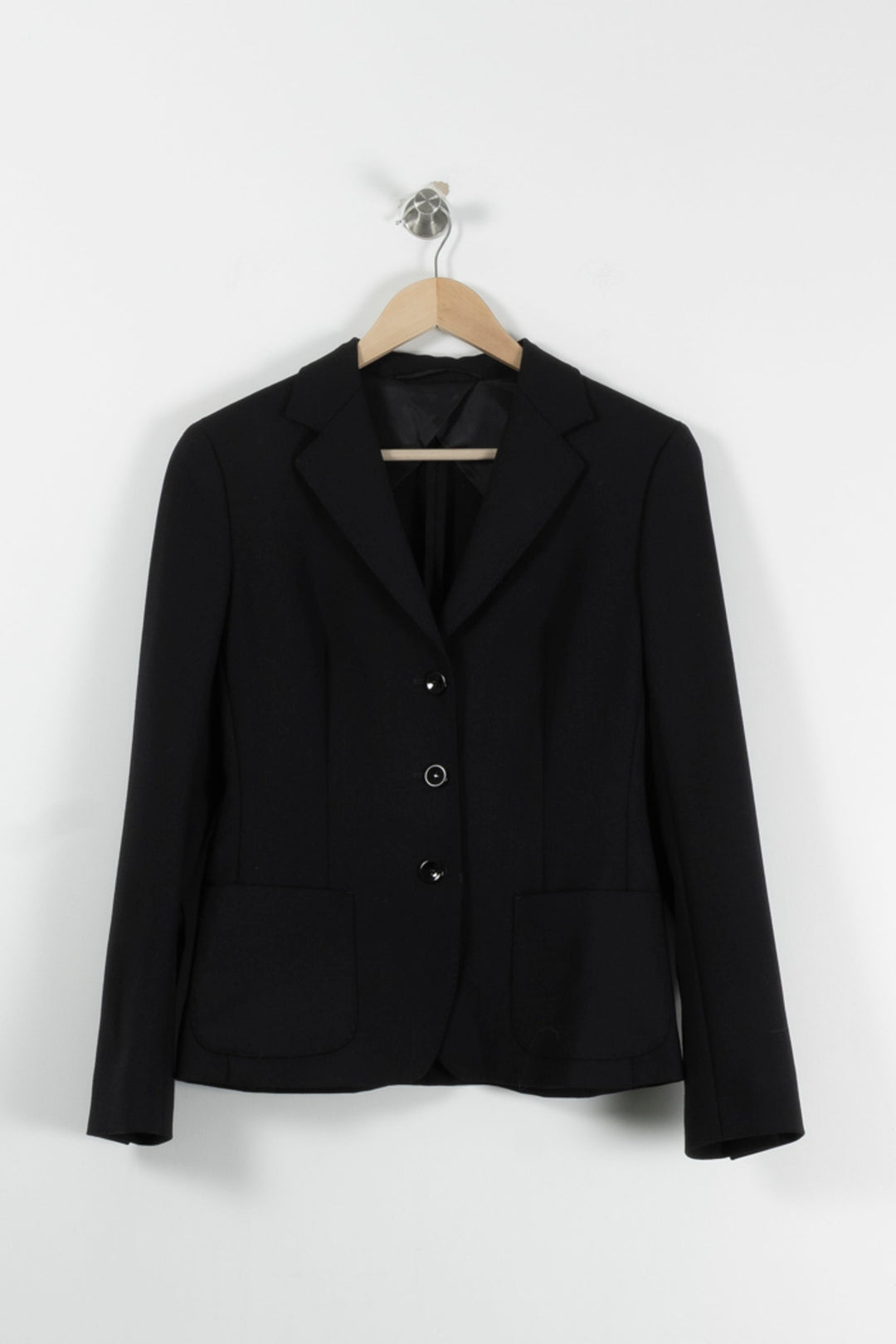 Blazer Noir - Taille S/36 de la marque Max Mara | RVLI0994 - Vendu par Paradigme - Image 2