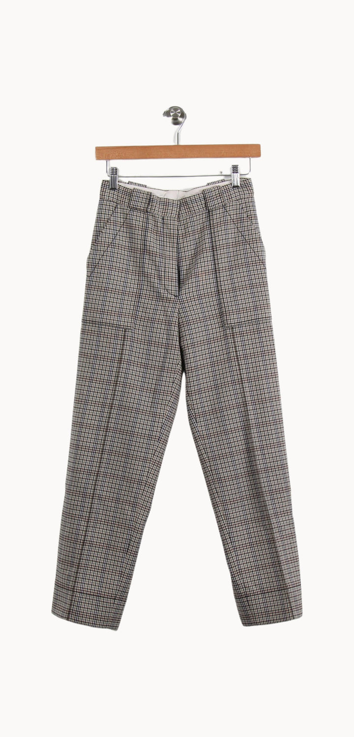 Pantalon Carreaux Multicolore - Taille S/36 de la marque Sandro | RVLI0996 - Vendu par Paradigme - Image 2