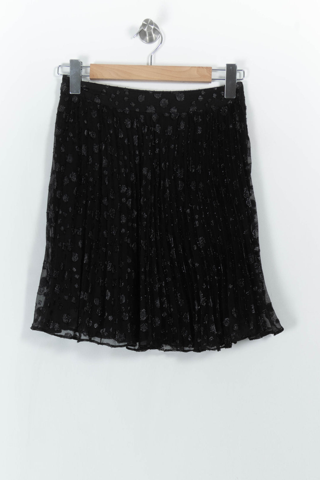 Jupe Plissée Noire - Taille S/36 de la marque FRNCH | RVLI0998 - Vendu par Paradigme - Image 4