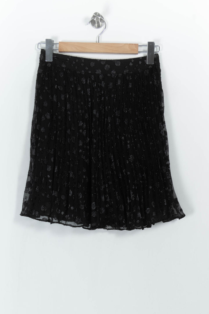 Jupe Plissée Noire - Taille S/36 de la marque FRNCH | RVLI0998 - Vendu par Paradigme - Image 4