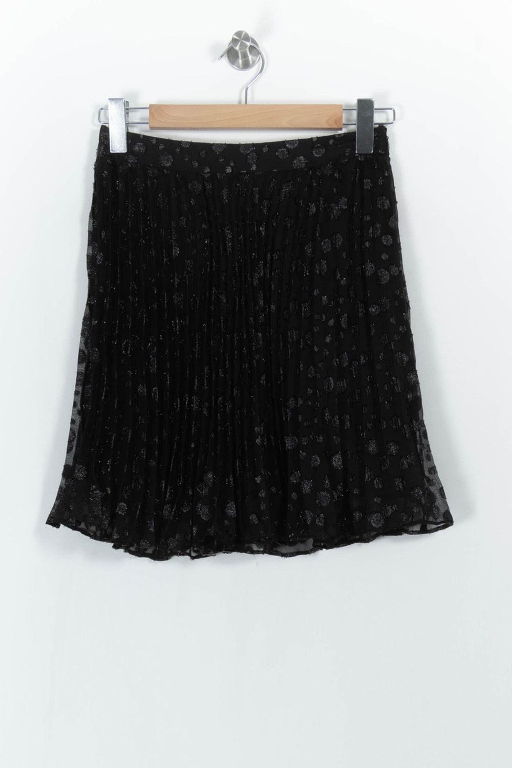 Jupe Plissée Noire - Taille S/36 de la marque FRNCH | RVLI0998 - Vendu par Paradigme - Image 2
