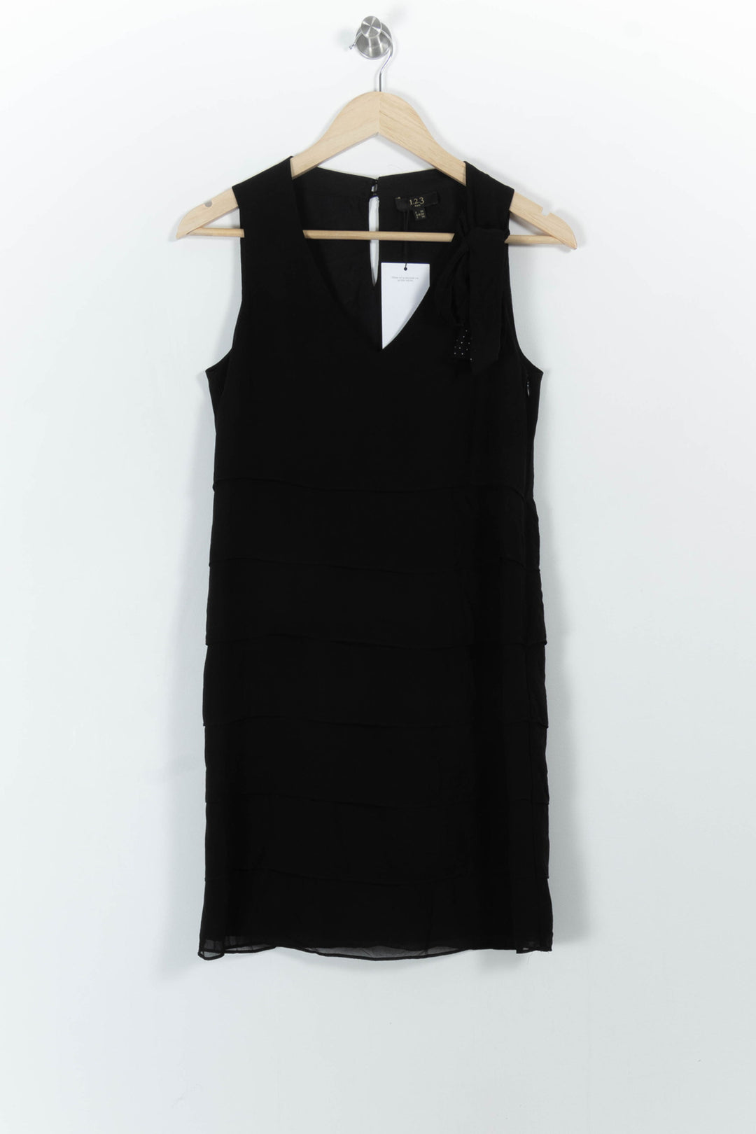 Robe Droite Noire - Taille S/36 de la marque Maison 123 | RVLI1004 - Vendu par Paradigme - Image 2