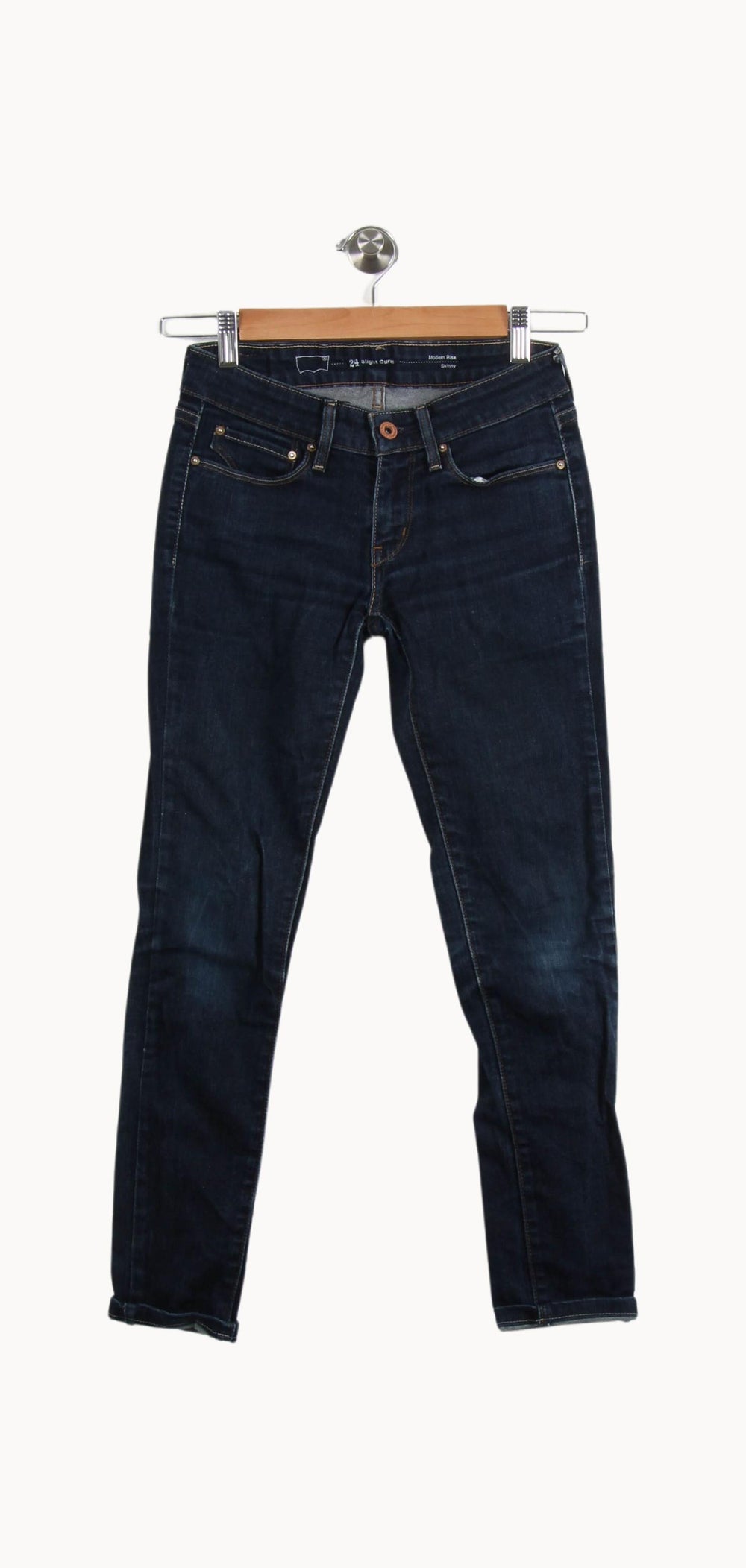 Jean Skinny Bleu - Taille XS/34 de la marque Levi's | RVLI1013 - Vendu par Paradigme - Image 2
