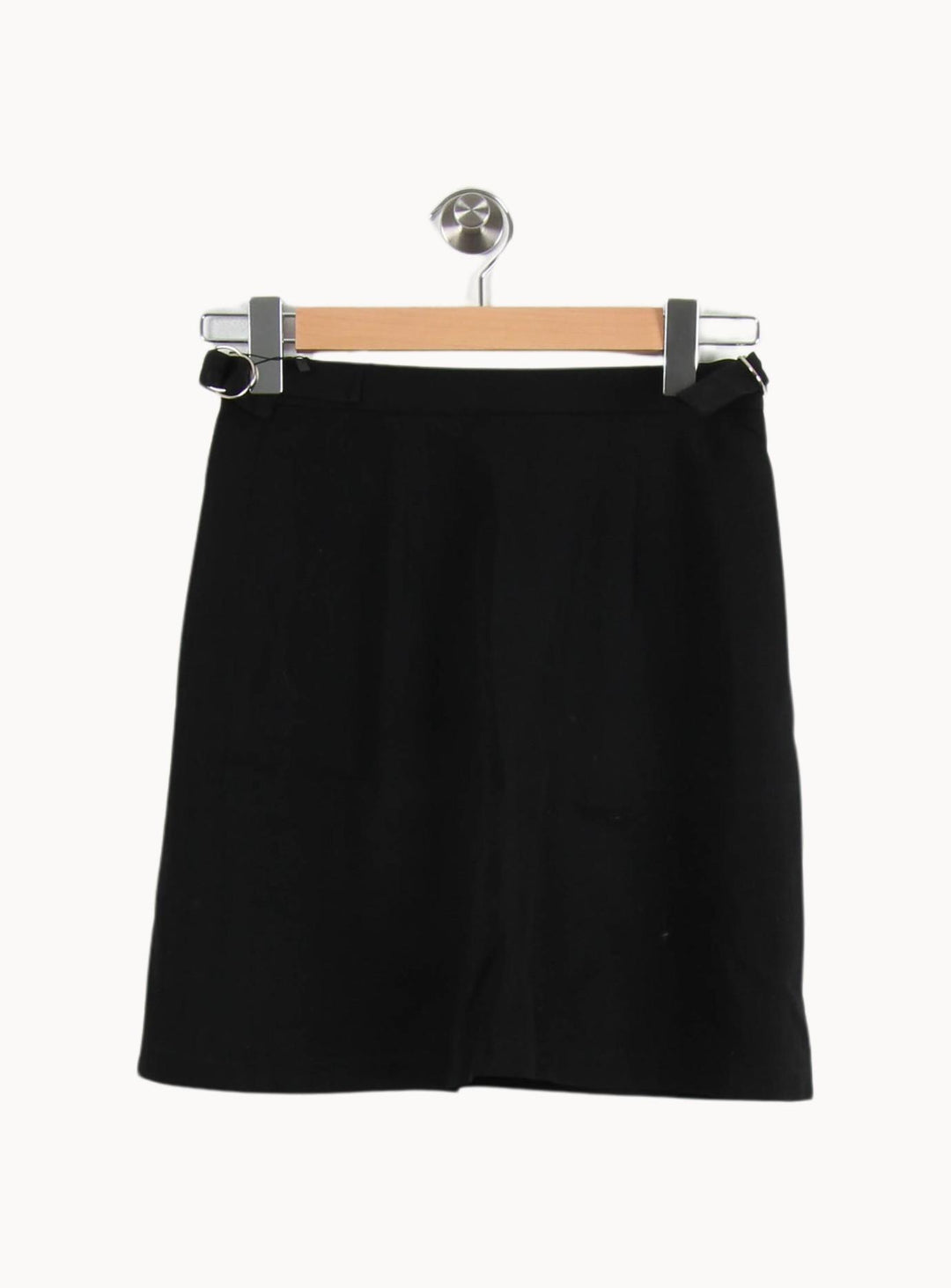 Jupe Boutonnée Noire - Taille S/36 de la marque Agnès b. | RVLI1014 - Vendu par Paradigme - Image 4