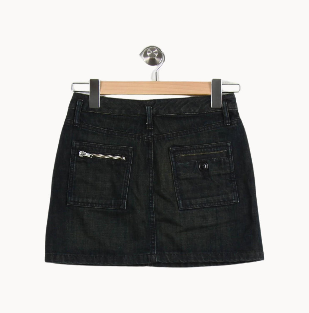 Jupe en Jean Noire - Taille S/36 de la marque Comptoir des Cotonniers | RVLI1016 - Vendu par Paradigme - Image 4