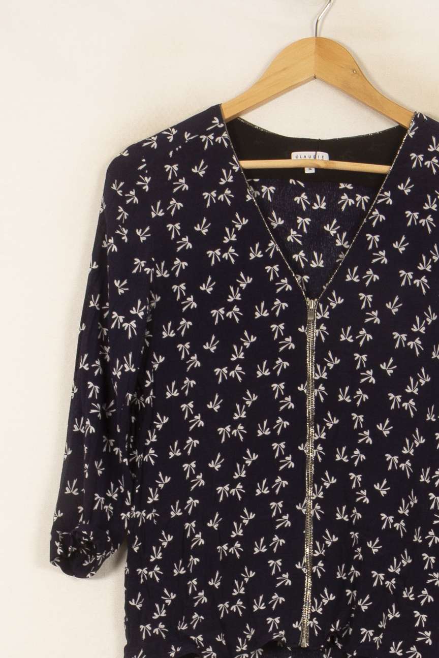 Blouse Bleue - Taille S/36 de la marque Claudie Pierlot | RVLI1017 - Vendu par Paradigme - Image 3