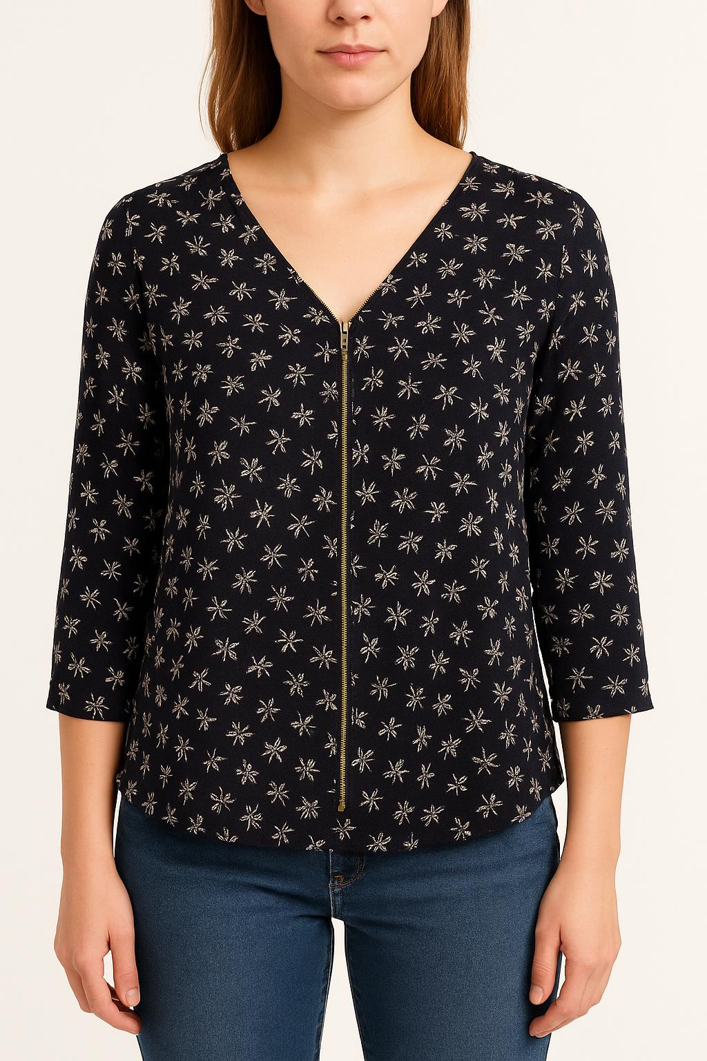 Blouse Bleue - Taille S/36 de la marque Claudie Pierlot | RVLI1017 - Vendu par Paradigme - Image 1