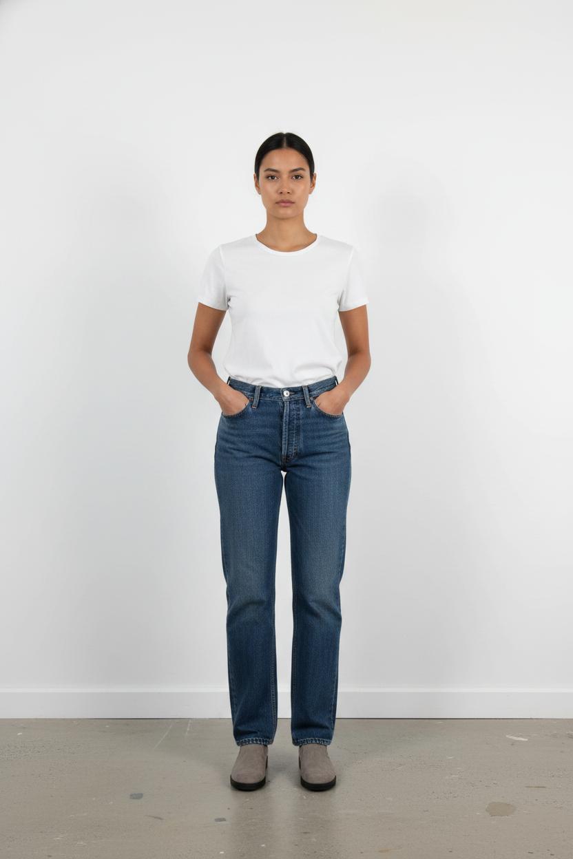 Jean Large Bleu - Taille T.U.