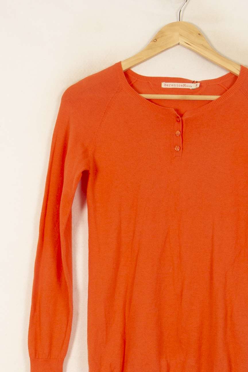 Pull Orange - Taille S/36 de la marque Bérénice | RVLI1041 - Vendu par Paradigme - Image 3