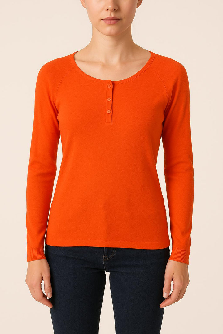 Pull Orange - Taille S/36 de la marque Bérénice | RVLI1041 - Vendu par Paradigme - Image 1