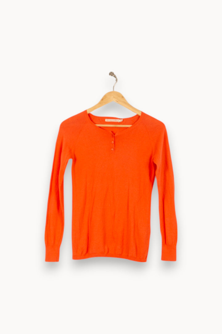 Pull Orange - Taille S/36 de la marque Bérénice | RVLI1041 - Vendu par Paradigme - Image 2