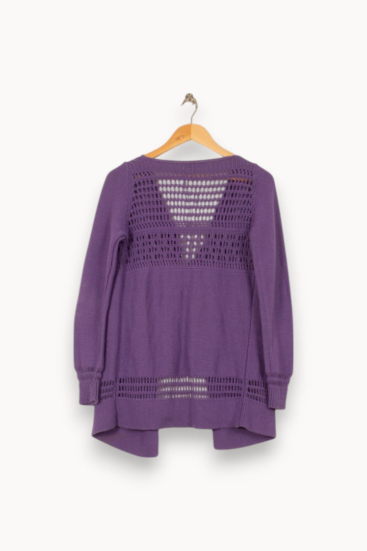 Cardigan Violet - Taille M/38 de la marque Essentiel Antwerp | RVLI1046 - Vendu par Paradigme - Image 4