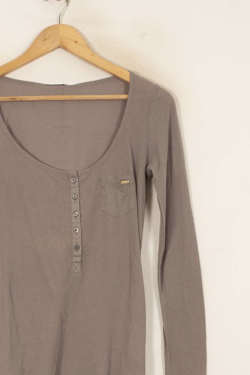 Henley Gris - Taille M/38 de la marque IKKS | RVLI1058 - Vendu par Paradigme - Image 3