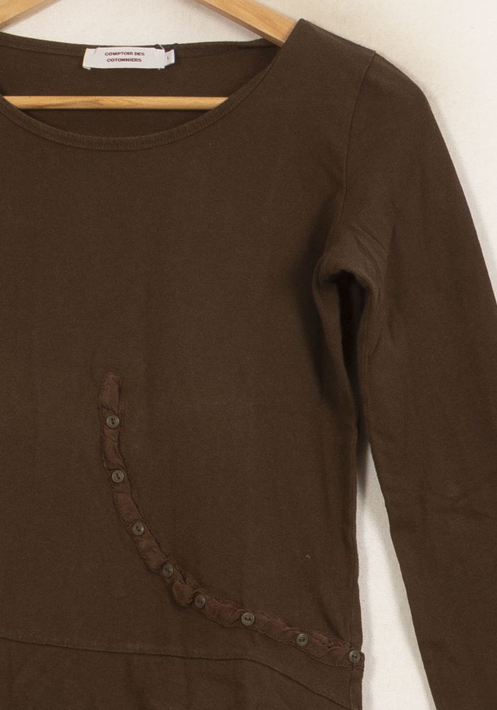 Tee-shirt Marron - Taille L/40 de la marque Comptoir des Cotonniers | RVLI1063 - Vendu par Paradigme - Image 3
