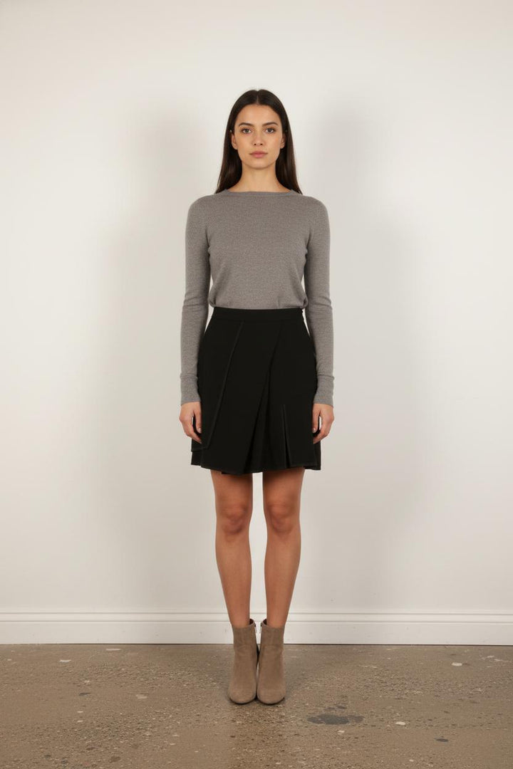 Jupe Portefeuille Noire - Taille L/40