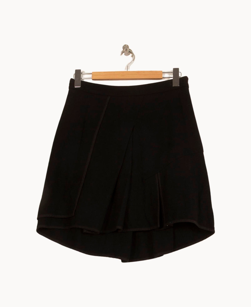 Jupe Portefeuille Noire - Taille L/40 de la marque Comptoir des Cotonniers | RVLI1069 - Vendu par Paradigme - Image 2