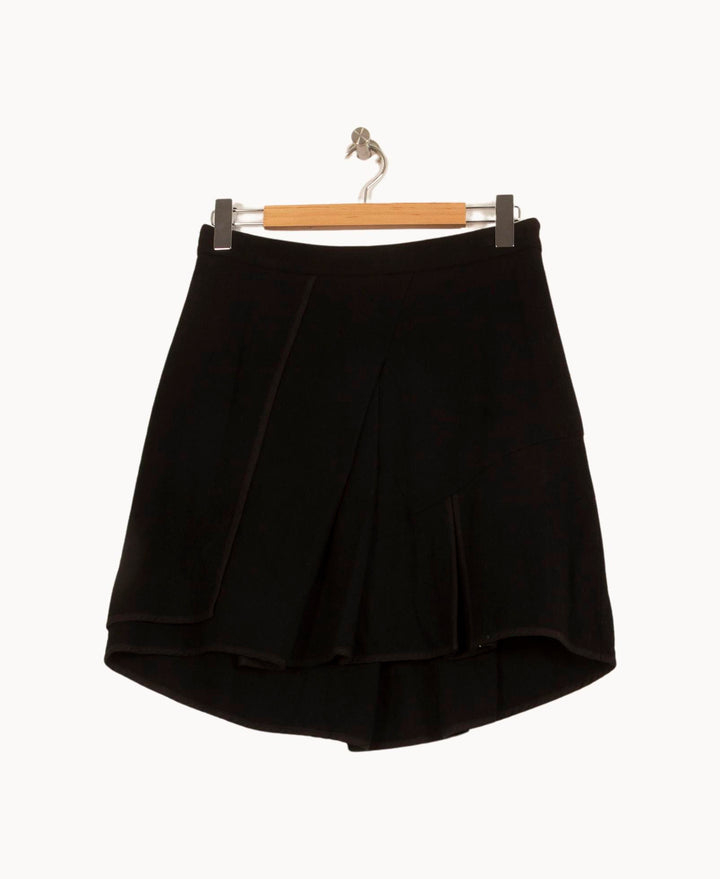 Jupe Portefeuille Noire - Taille L/40 de la marque Comptoir des Cotonniers | RVLI1069 - Vendu par Paradigme - Image 2