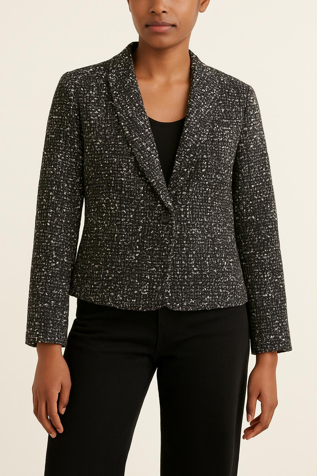Veste Noire et Blanche - Taille S/36 de la marque Tara Jarmon | RVLI1104 - Vendu par Paradigme - Image 1