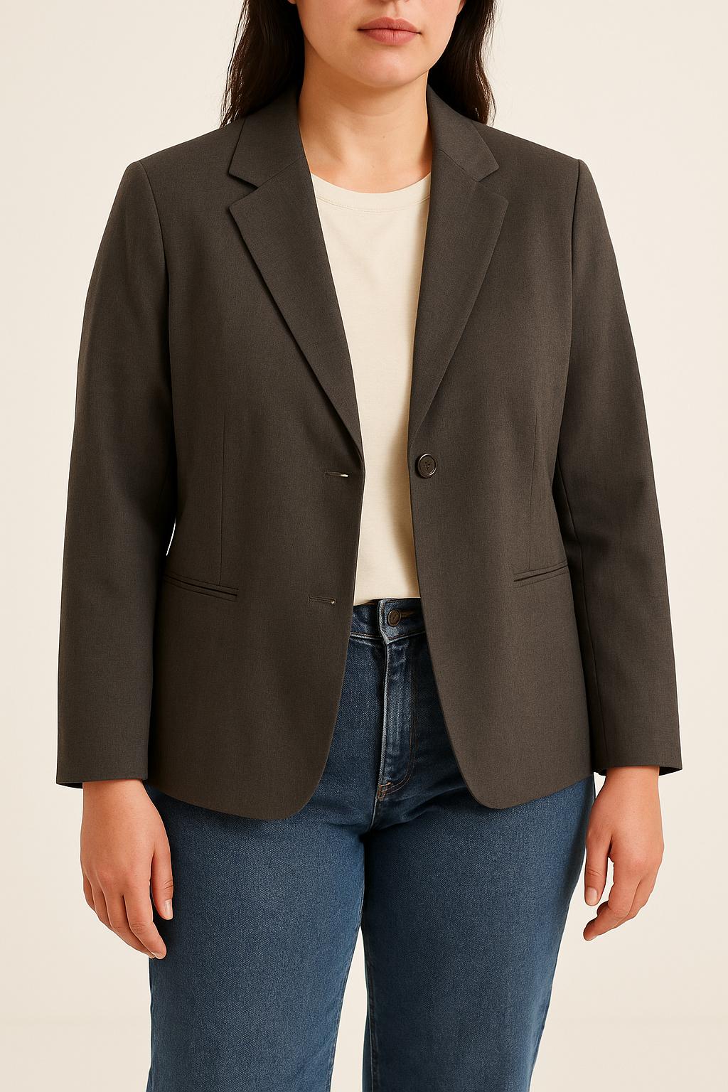 Blazer Gris - Taille XL/42 de la marque Caroll | RVLI1105 - Vendu par Paradigme - Image 1