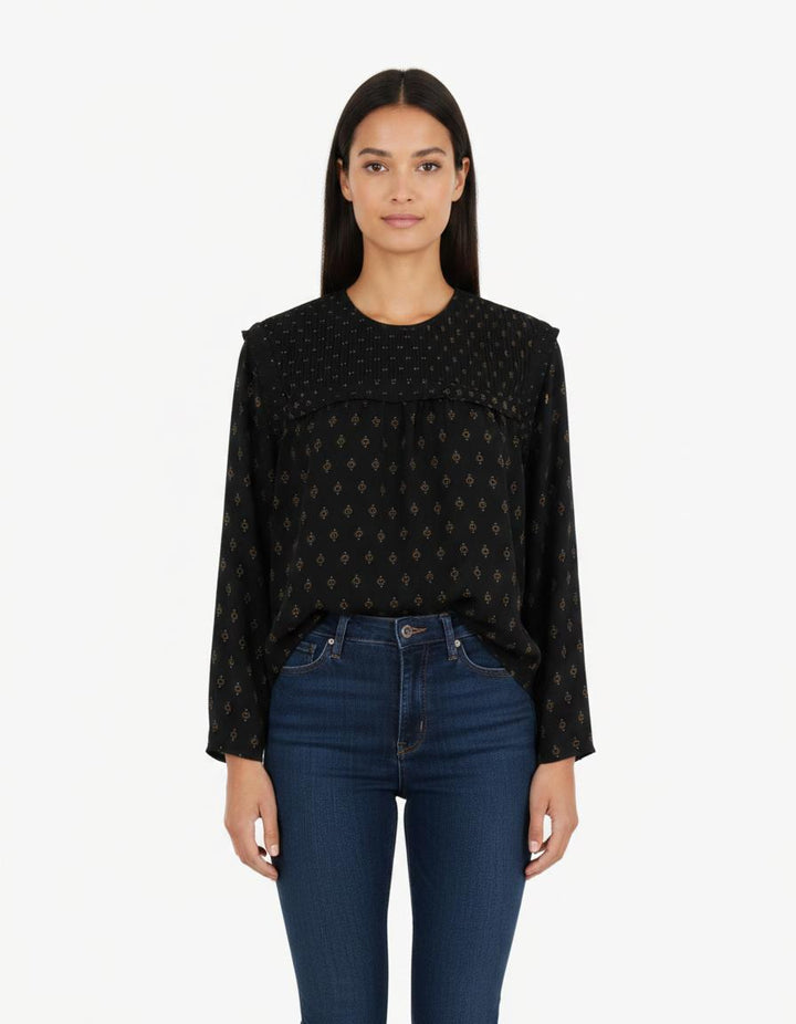 Blouse Noire - Taille M/38