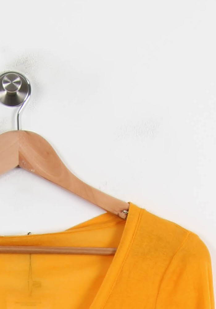 Cardigan Jaune - Taille L/40 de la marque American Vintage | RVLI1130 - Vendu par Paradigme - Image 3