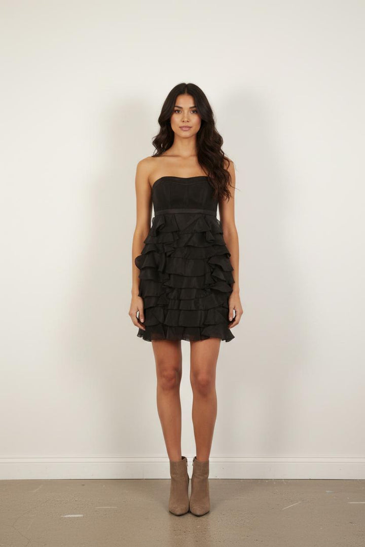 Robe Volantée Noire - Taille M/38