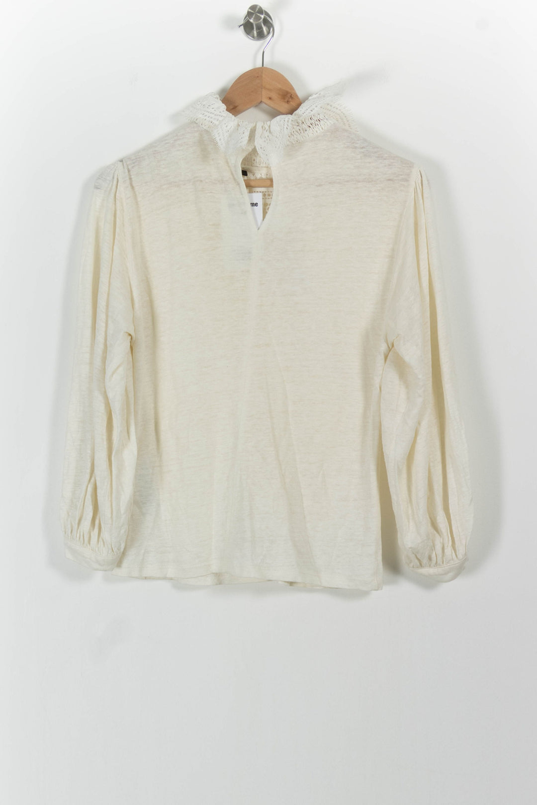Blouse Beige - Taille S/36 de la marque Claudie Pierlot | RVLI1137 - Vendu par Paradigme - Image 4