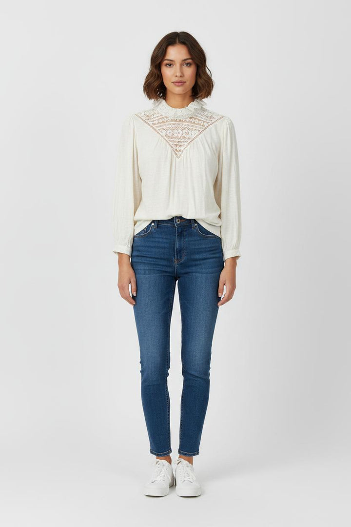 Blouse Beige - Taille S/36 de la marque Claudie Pierlot | RVLI1137 - Vendu par Paradigme - Image 1