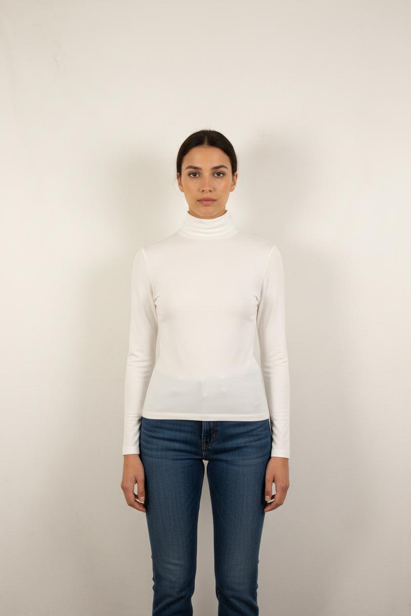 Sous-pull Blanc - Taille XS/34